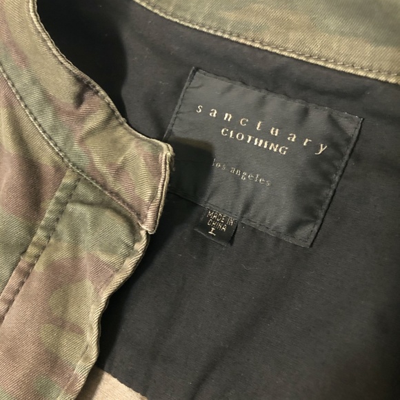 ANTHROPOLOGIE Jacket Made by Sanctuary L Large - Picture 3 of 7